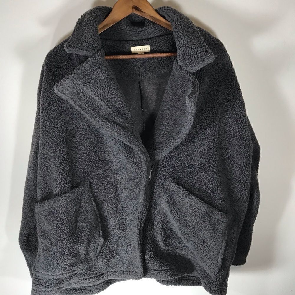 Promesa✅ Sherpa Over Sized Jacket